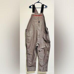 Rugged Wear Gray Overall Bibs Size 2XL
